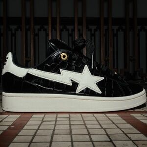 🖤☑️ ADIDAS X BAPE CAMPUS 00S BLACK WHITE 🖤☑️